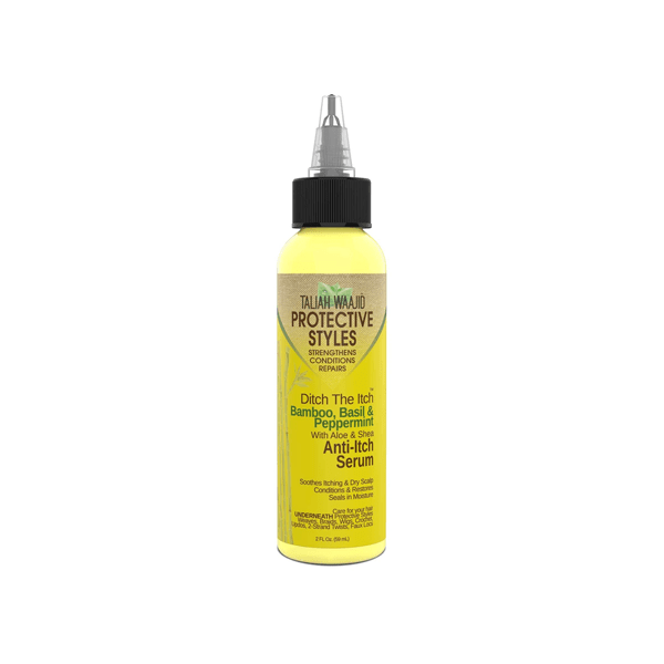 Sérum Anti-Démangeaisons Taliah Waajid Protective Styles Bambou, Basilic et Menthe Poivrée 59 ml