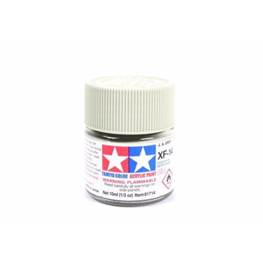 Tamiya Acrylique XF-14 Gris J.A. Bouteille Mini 10 mL (1/3 oz)