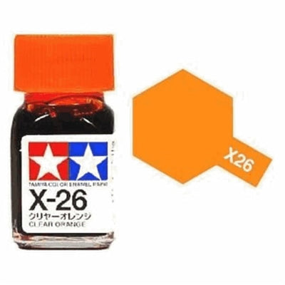 Tamiya Peinture Émail EX-26 Orange Clair Mini Bouteille 10mL (1/3oz)
