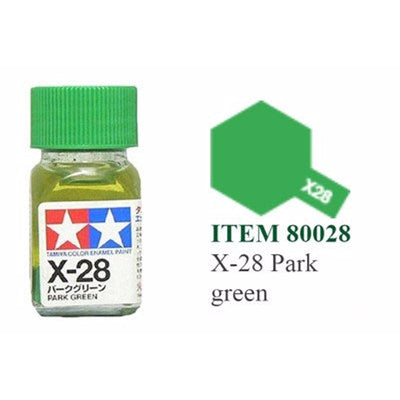 Tamiya EX-28 Vert Parc Bouteille Mini 10 ml (1/3 oz)