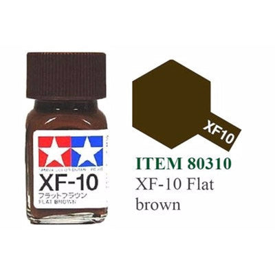 Tamiya EXF-10 Brun Mat Bouteille Mini 10 ml (1/3 oz)
