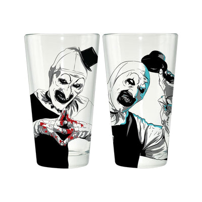 Terrifier 2pk 16oz Pint Glass Set