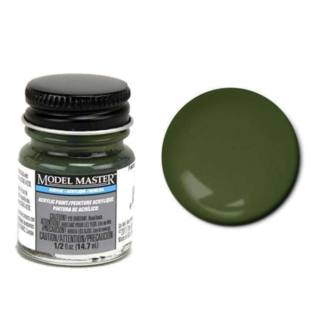Peinture Acrylique Testors Model Master 4862 0.5OZ Panzer Olivgrun RAL6003