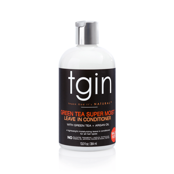TGIN Après-shampoing sans rinçage super hydratant au thé vert 13 oz