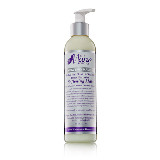 THE MANE CHOICE Heavenly Halo Herbal Hair Tonic & Soy Milk Deep Hydration Softening Milk 8oz