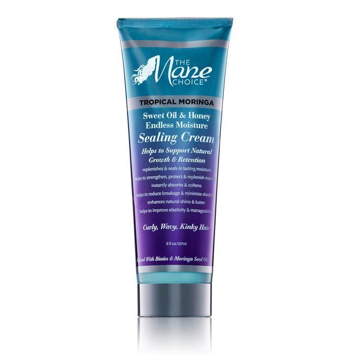 THE MANE CHOICE Tropical Moringa Sweet Oil & Honey Endless Moisture Sealing Cream 8OZ