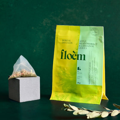 Herbal Tea Bags - Apple, Meadowsweet & Labrador Leaves