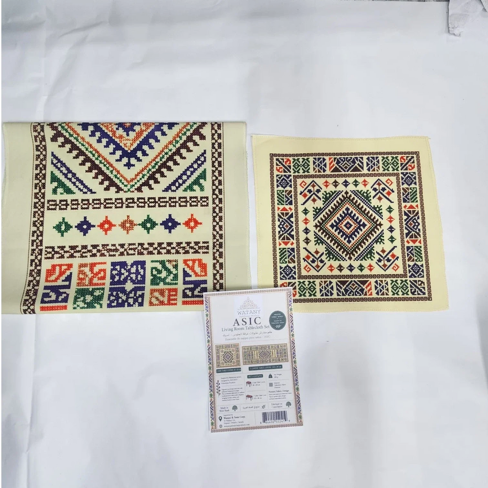 Ensemble de nappes pour table de salon – ASIC