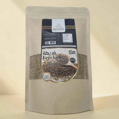 Palestinian Whole Freekeh – Whole Grain Roasted Green Wheat 500g