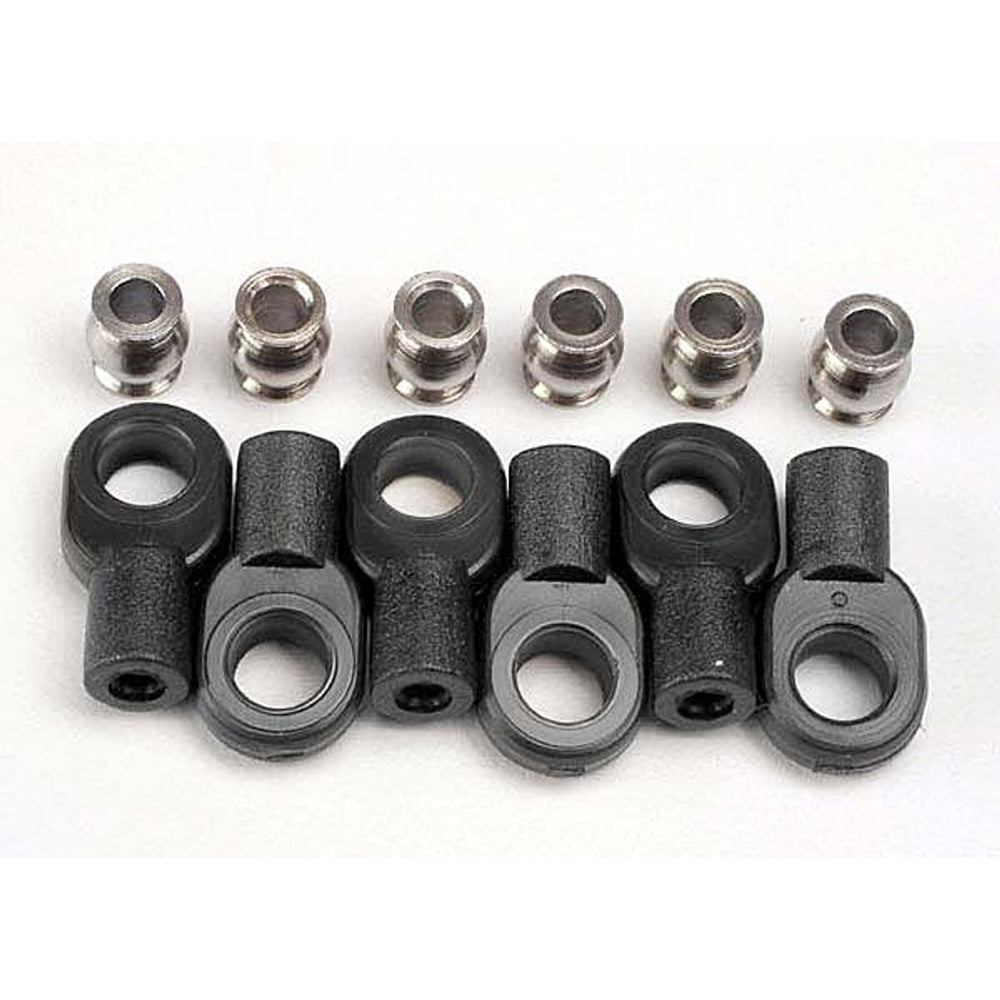 Embouts de biellette courts Traxxas avec rotules creuses (6)