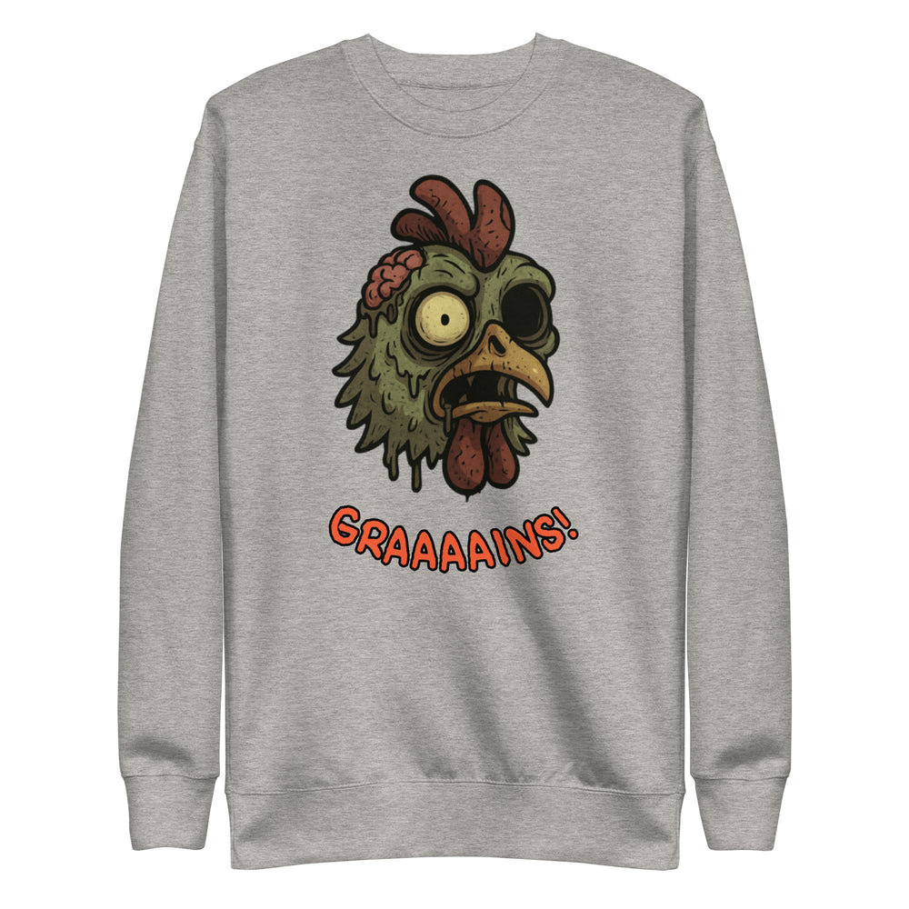 Chandail unisexe premium « Poulet Zombie » pour l'Halloween