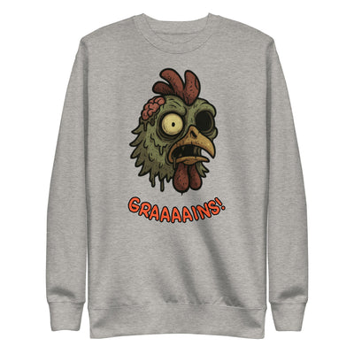 Chandail unisexe premium « Poulet Zombie » pour l'Halloween