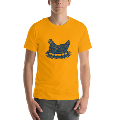 T-shirt unisexe rétro Hen