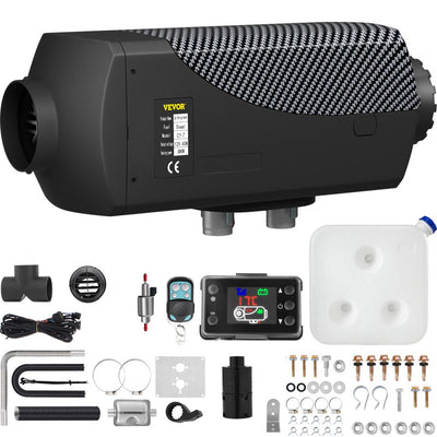 VEVOR Chauffage Diesel 8KW Silencieux Chauffage Diesel 12V Chauffage de Stationnement Diesel Télécommandé avec Interrupteur LCD pour Voiture Camion Camping-car Bateau et Bus