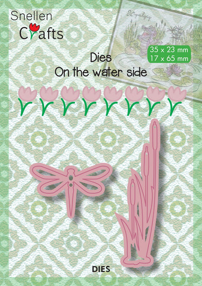 Nellie's Choice Die - Collection Au Bord de l'Eau - Libellule et Massettes