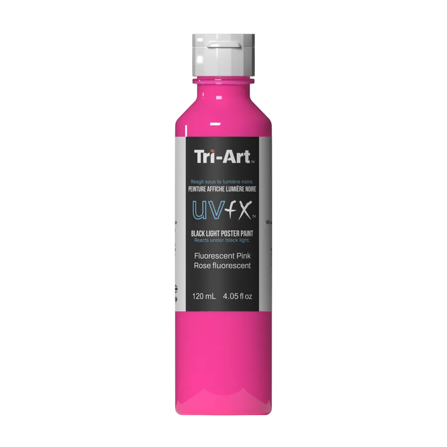UVFX Black Light Poster Paint - Fluorescent Pink