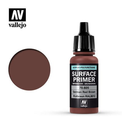 Vallejo 70605 apprêt de surface brun rouge allemand acrylique polyuréthane 17 ml NIB