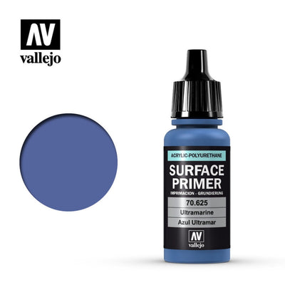 Vallejo 70625 Apprêt de Surface Acrylique Polyuréthane Bleu Outremer 17 ml NIB