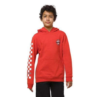 Vans 'Sidestripe' Chandail à Capuchon - Rouge Foncé (ENFANTS)