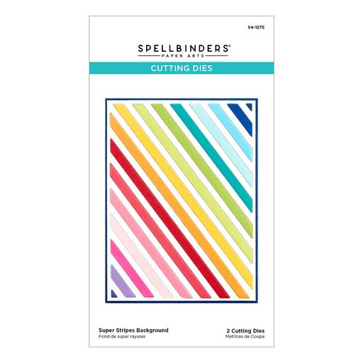 Matrices de découpe gravées pour fond Super Stripes