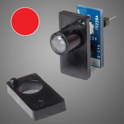 Indicateur à DEL monocolore Walthers Controls 942-156 pour façade, système de contrôle de réseau Walthers, rouge, NEUF
