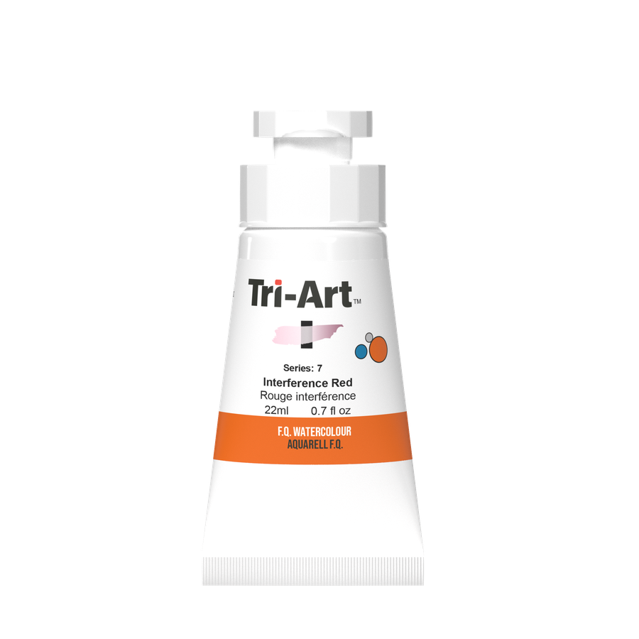 Aquarelles Tri-Art - Rouge interférant