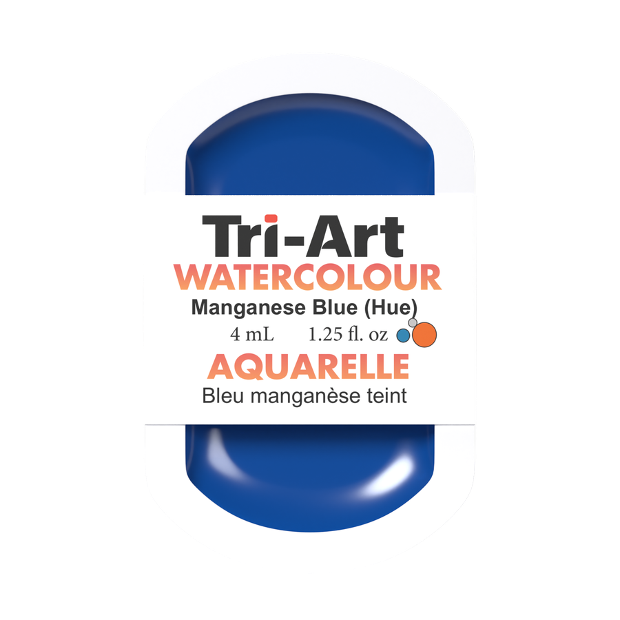 Tri-Art Water Colour Pans - Manganese Blue Hue - 4 mL