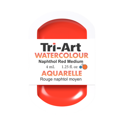 Tri-Art Water Colour Pans - Naphthol Red Medium - 4 mL