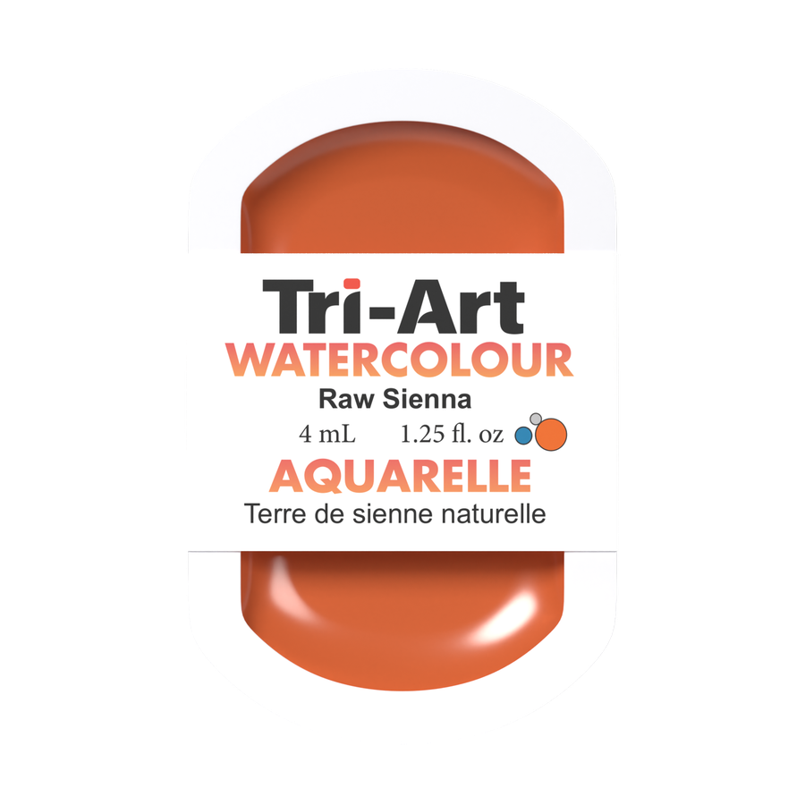 Godets d'aquarelle Tri-Art – Terre de Sienne naturelle – 4 ml