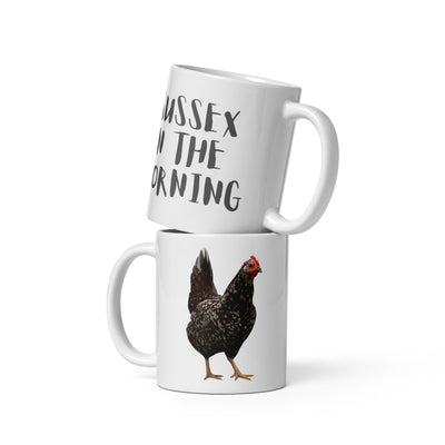 Tasse Sussex blanc lustré