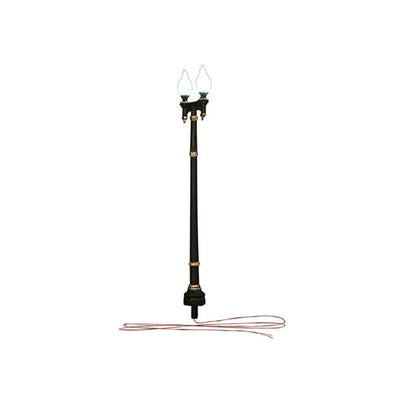Woodland Scenics Système d'éclairage Just Plug Lampadaire Double Paq de 3