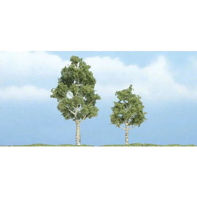 Woodland Scenics Arbres Prêts à l'Emploi Premium Aspen 1 Unité : 2-1/4 & 2-3/4 po (5,7 & 7 cm)