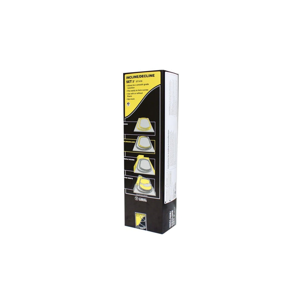 Woodland Scenics ST1416 Ensemble de pentes en mousse SubTerrain HO 3% Paq de 6